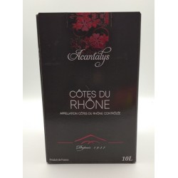 Les Vignerons De Tavel - Cotes Du Rhone Rouge Acantalys Bib 10 Litres | French Wine